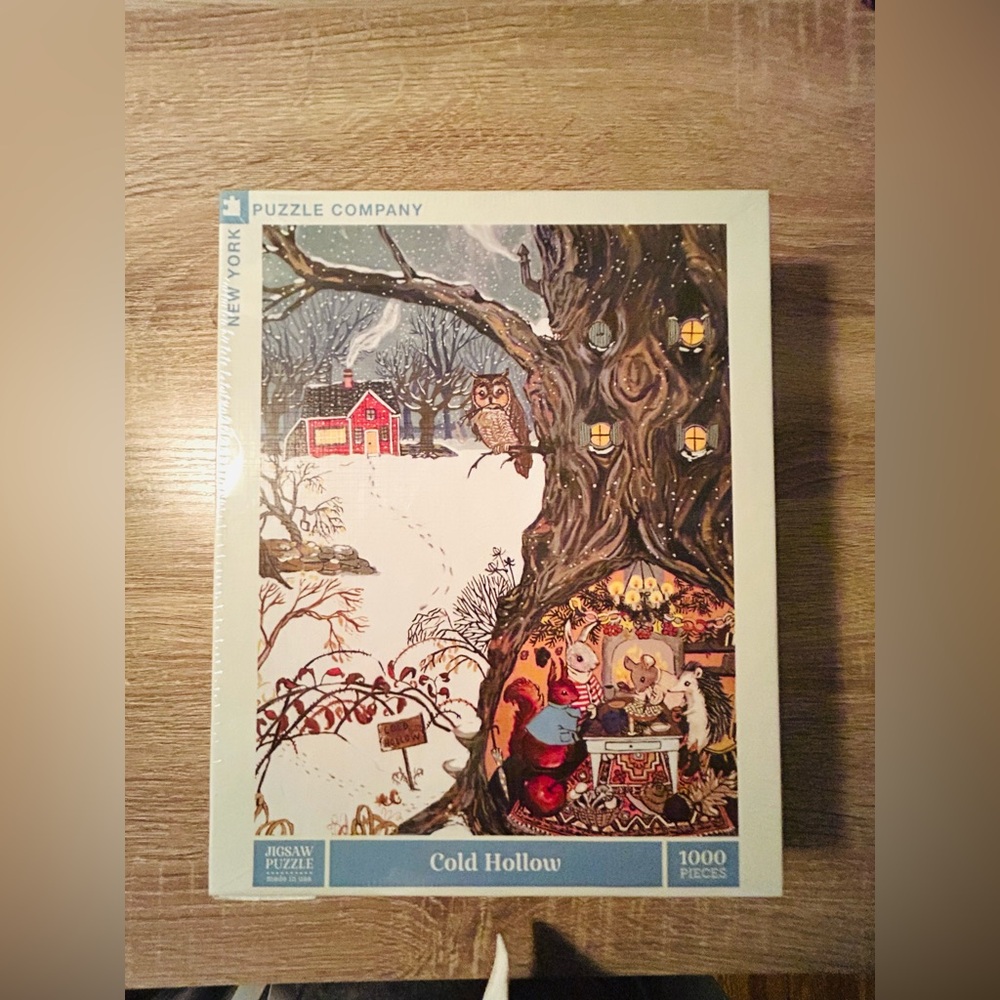 New York Puzzle Company - Loré Pemberton Cold Hollow - 1000 Piece Jigsaw Puzzle - Picture 2 of 3